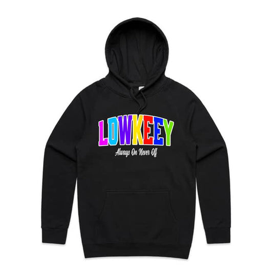 COLOURS HOOD - BLACK